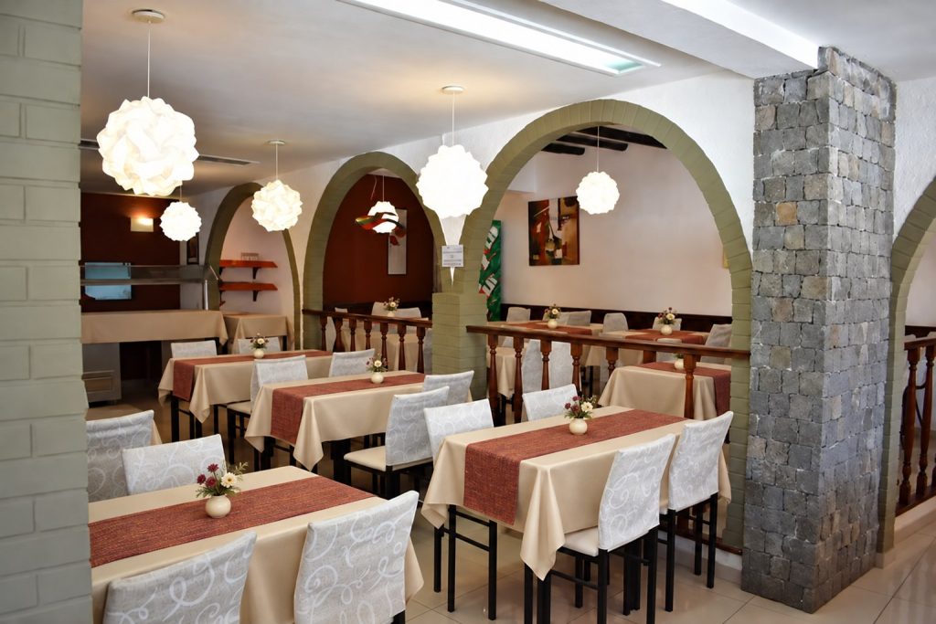 Salón comedor del Arraial Hotel